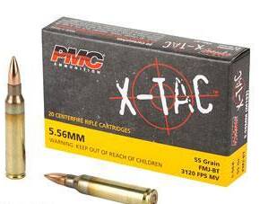 PMC 5.56 X-Tac 5.56x45mm NATO 55 gr Full Metal Jacket  ammo
