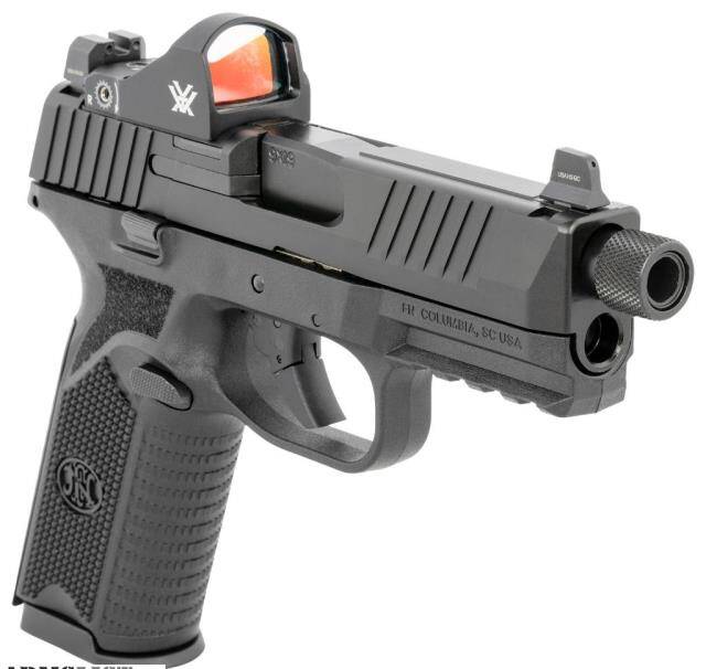 FN 509T w/Optic Sports South Exclusive 9mm Luger Black Steel Threaded Barrel, Optic Ready, Vortex Viper Red Dot