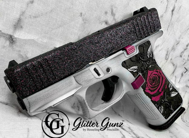 GLOCK 43X 9MM LUGER 3.41"BBL (2)10RD W/FRONT RAIL TANGO ROSE