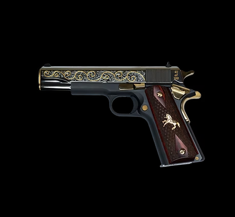 Colt 1911 Western Rope Two-Tone 38 Super CNC Collectibles