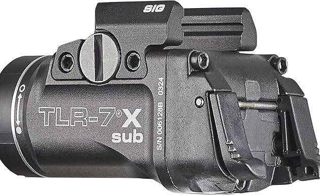 STREAMLIGHT TLR-7 SUB SIG 365/X/XL BLACK USB WEAPON LIGHT | 500LM