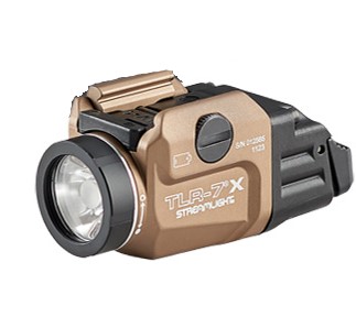STREAMLIGHT TLR-7X FLEX 500LM SCRW MNT FDE TACTICAL WEAPON LIGHT