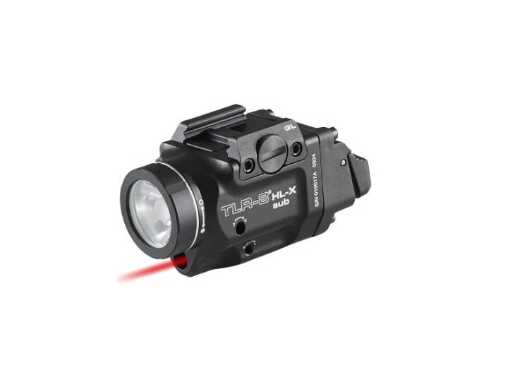 STREAMLIGHT TLR-8 HL-X SUB USB 1000L M1913 RAIL MOUNTED LIGHT|RED LASER