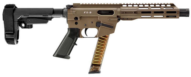 FREEDOM ORDNANCE FDE FX9P 9mm Luger 8" Flat Dark Earth