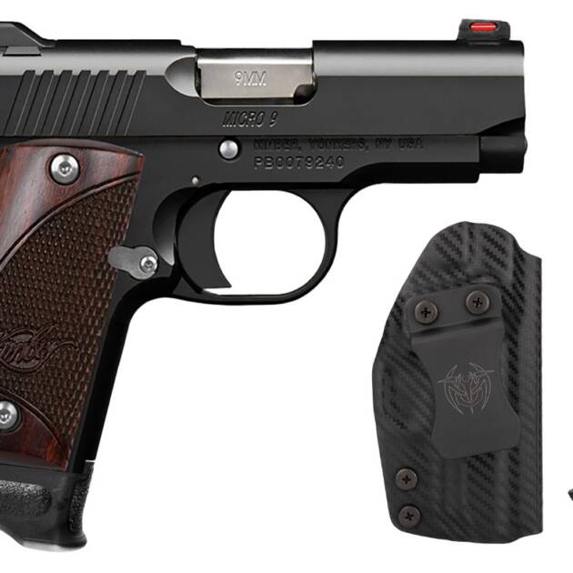Kimber Micro 9 RTC 9mm BLK/RW RTC BUNDLE