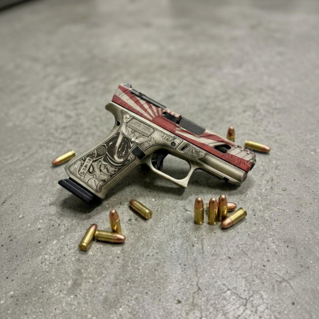 GLOCK 43X "Rising Sun Bushido" 9mm by Shark Coast Tactical