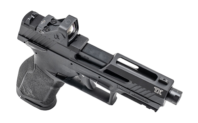 Taurus TX22 TORO Full Size 22 LR, 4.6" Threaded Barrel, 1/2X28 Thread Pitch Equipped with Viridian RFX--11 3 MOA Green Dot Optic