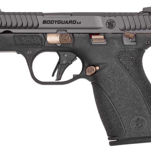 SMITH & WESSON Bodyguard 2.0 Sports South Exclusive Micro 380 ACP 12+1 2.75" Black Armornite Barrel Polymer Frame w/PVD Coated Controls, Textured Grip