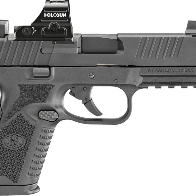FN 509M Tactical 9mm 4.5" Barrel 15/24-Rounds w/ Holosun 407C Red Dot