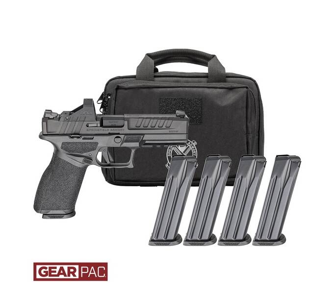 Springfield Armory Echelon Gear Pac 9mm 4.5" Barrel 17/20-Rounds w/ Viridian RFX11, 4 Mags