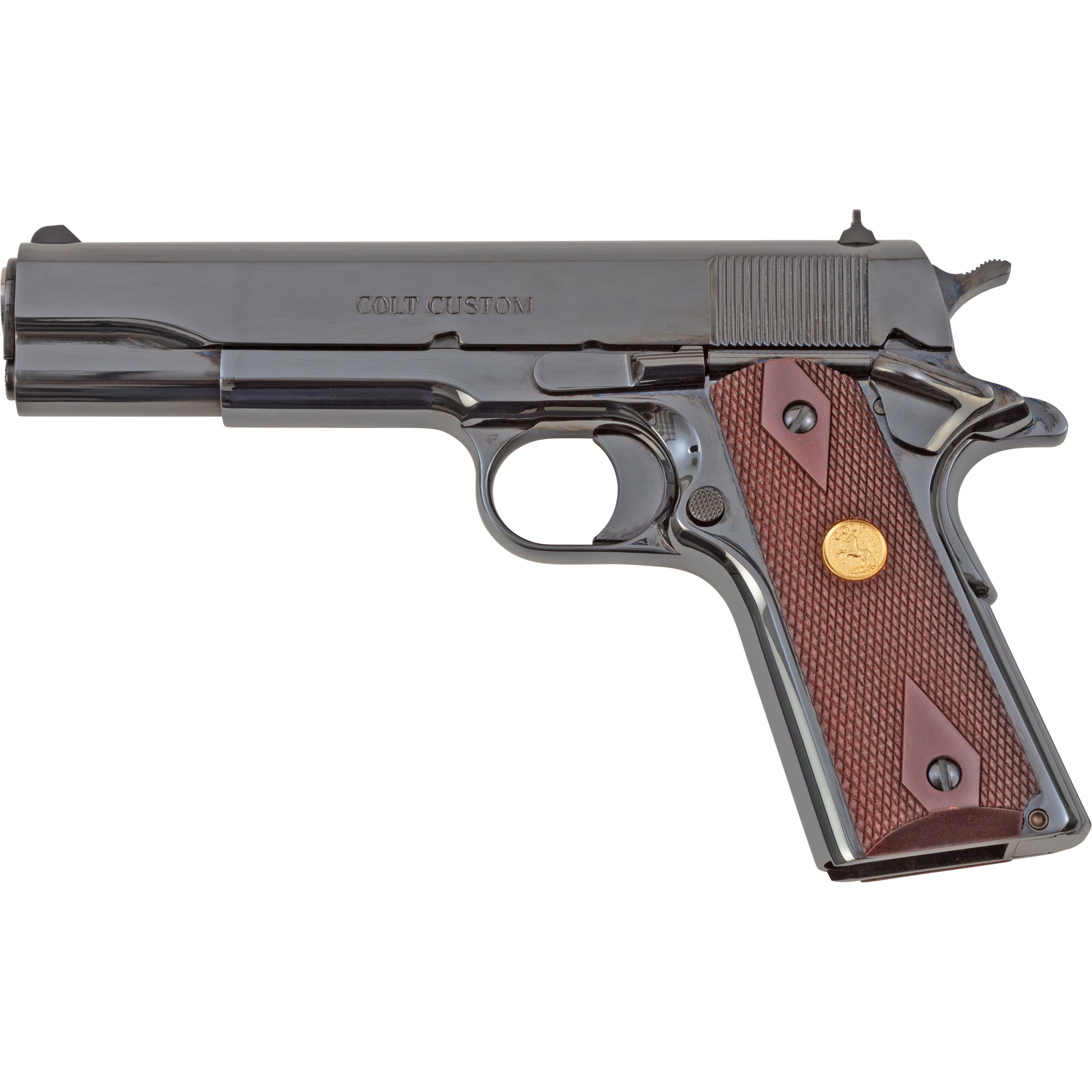 Colt Government Moded COLT CUSTOM 38 Super Royal BLUE 5"