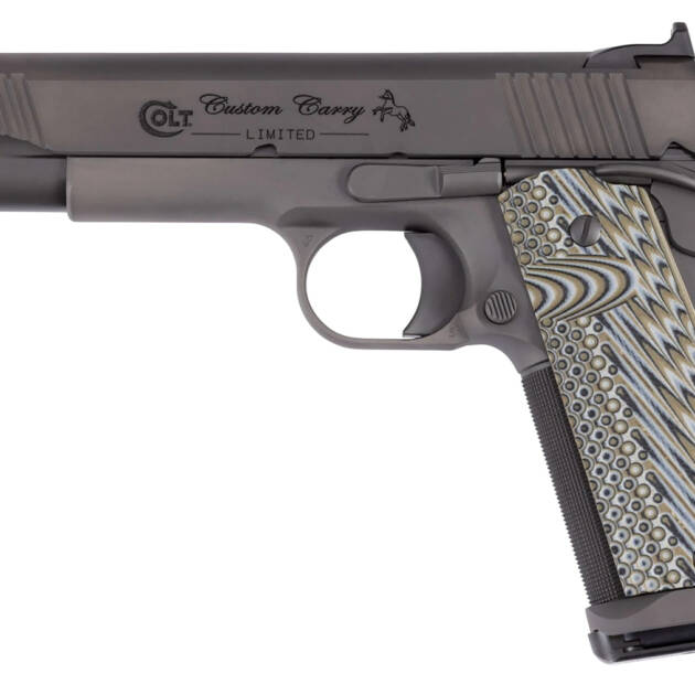 COLT CUSTOM CARRY 5" 45ACP SS/SMOKE 45 ACP Limited