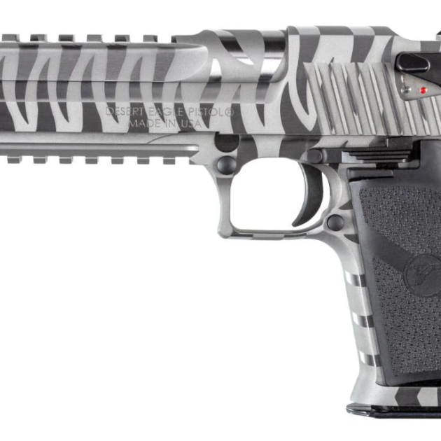 Magnum Research Desert Eagle Stainless Tiger Stripe .50 AE 6" Barrel 7-Rounds