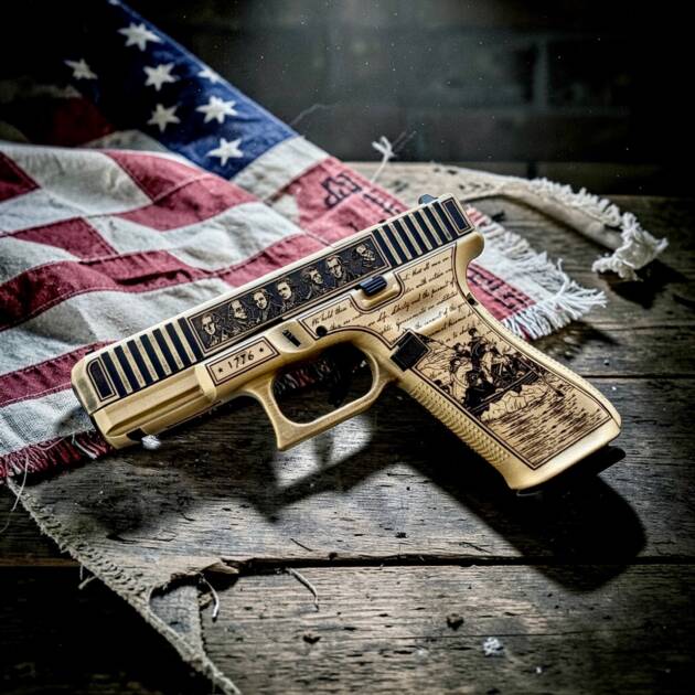 GLOCK 45 V 9mm Optic Ready Spirit of 1776 Shark Coast Tactical