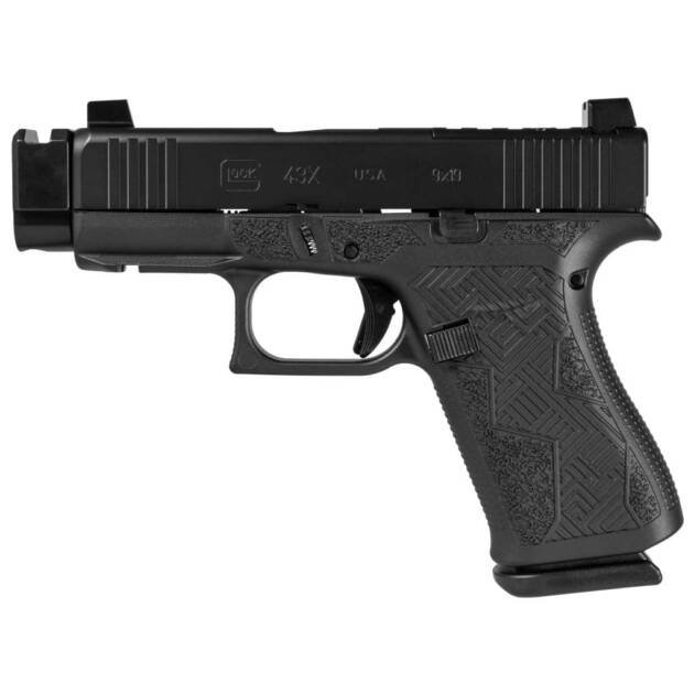 GLOCK 43X Shark Coast Tactical “Blackout #2 Comp” 9mm Pistol