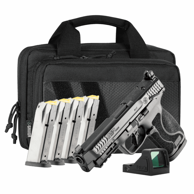 Smith and Wesson M&P10mm M2.0 10mm 4.6" Barrel 15-Rounds w/ RFX11, 5 Mags, Bag