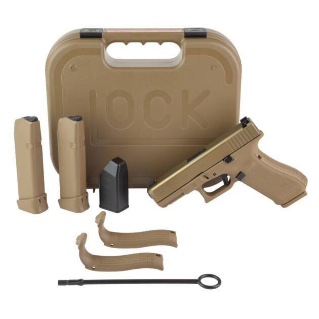 GLOCK 19X V 9MM 19+1 4.0" FDE Glock Night Sights