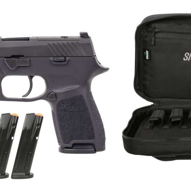Sig Sauer P320 Compact TACPRO 9mm 3.9" Barrel 15-Rounds OR w/ Savior Bag