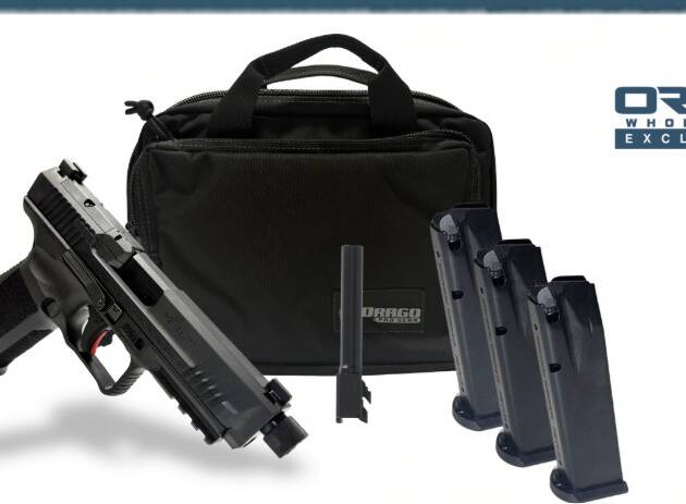 Canik Mete SFT Tac Bundle 9mm 5" Barrel 18-Rounds, 3 Mags, Range Bag