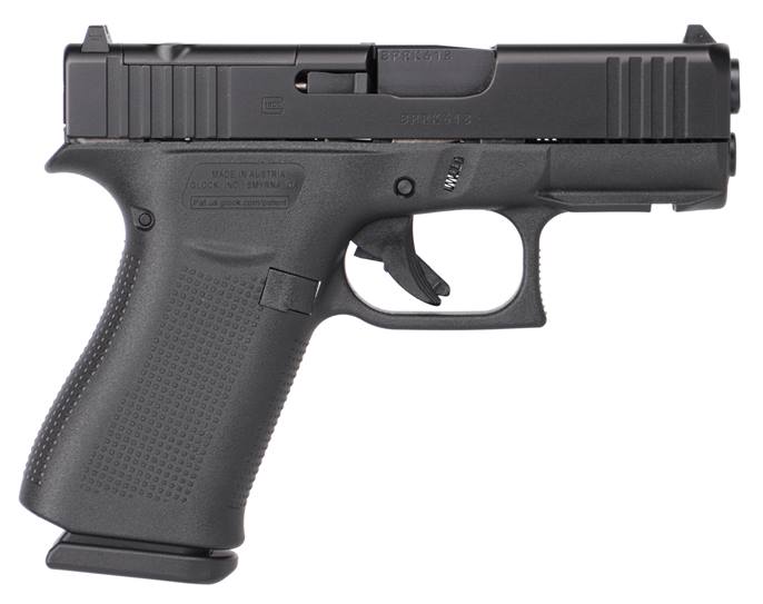 GLOCK 43X 9MM 3.39" MOS 15+1 RAIL FRONT RAIL