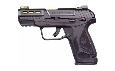 RUGER SECURITY-380 380ACP BLK/GLD 15+1 GOLD BARREL