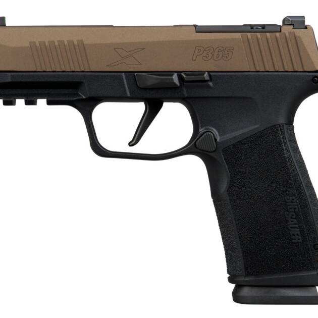 SIG SAUER P365 X-Series MACRO COMPACT 9mm Bronze Cerakote w/Freedom Engraving Optic Ready