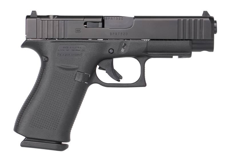 GLOCK 48 9MM 4" MOS 15+1 RAIL FS FRONT RAIL