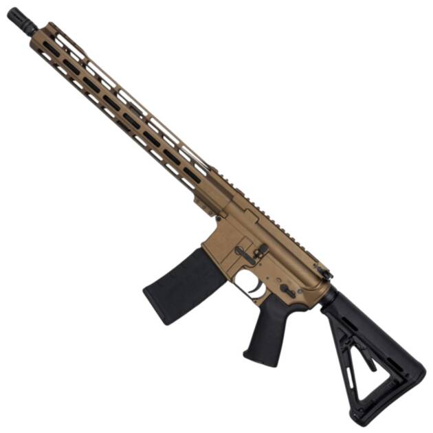 ABC Rifle Co. AR-15 5.56 NATO Rifle 16" 1:8 Nitride Barrel 15" Hybrid MLOK Handguard MOE-Bronze