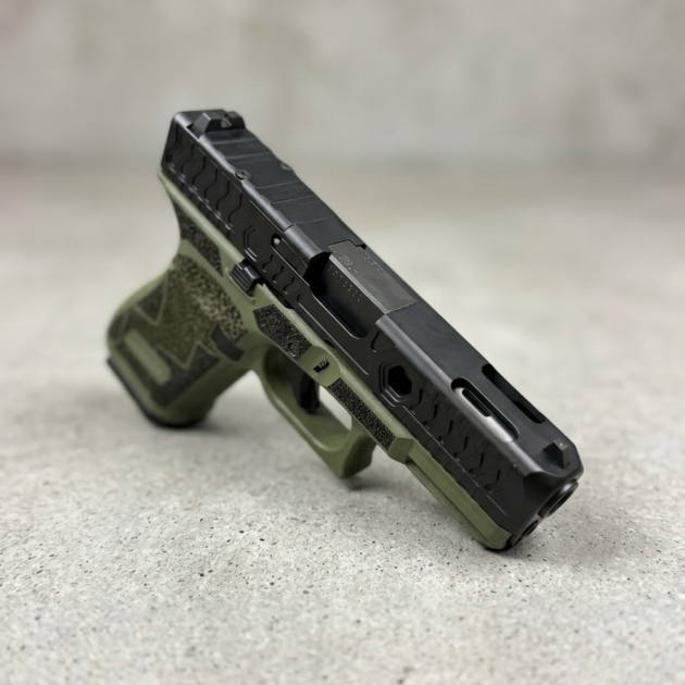 Glock 19 V Kavorka OD Green 9mm Optic Ready Ported by Shark Coast Tactical