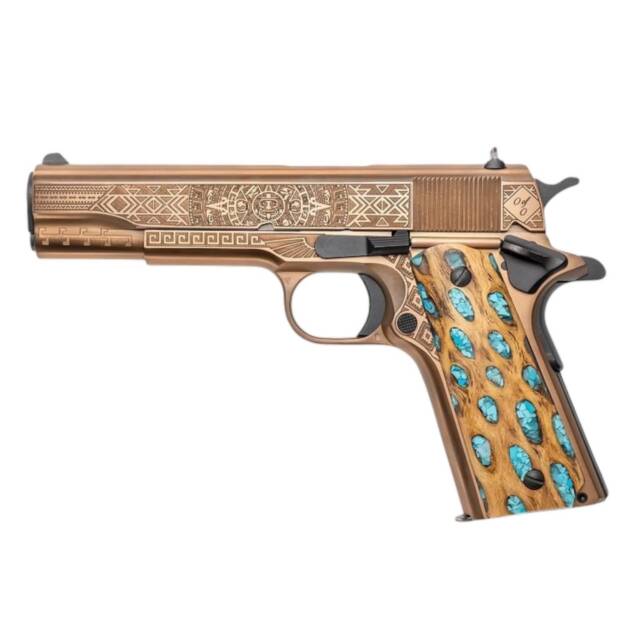 CNC Firearms COLT 1911 Government Model Aztec 38 super 1 of 300
