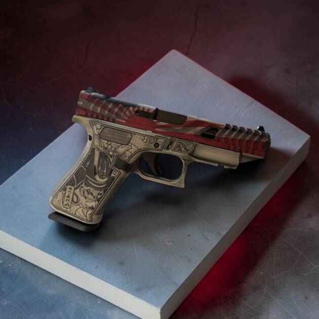 GLOCK 48 MOS 9mm BUSHIDO Shark Coast Tactical w/ BOB CUT