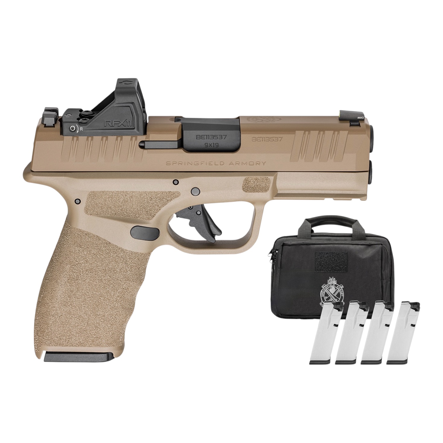 Springfield Armory Hellcat Pro OSP 9mm Viridian RFX11 Green Dot