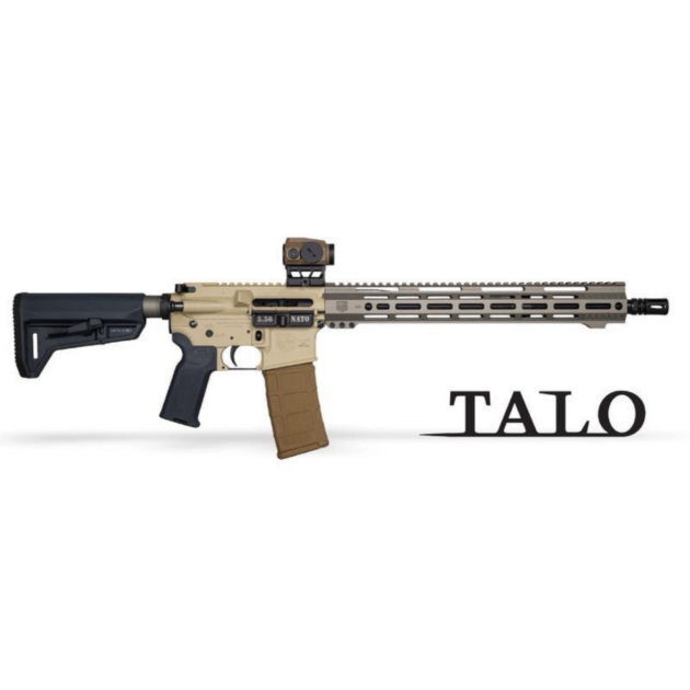 Diamondback DB15 Desert Sage / Gun Metal Gray 5.56 / .223 Rem 16" Threaded Barrel 30-Rounds w/ Viridian Venta Green Dot